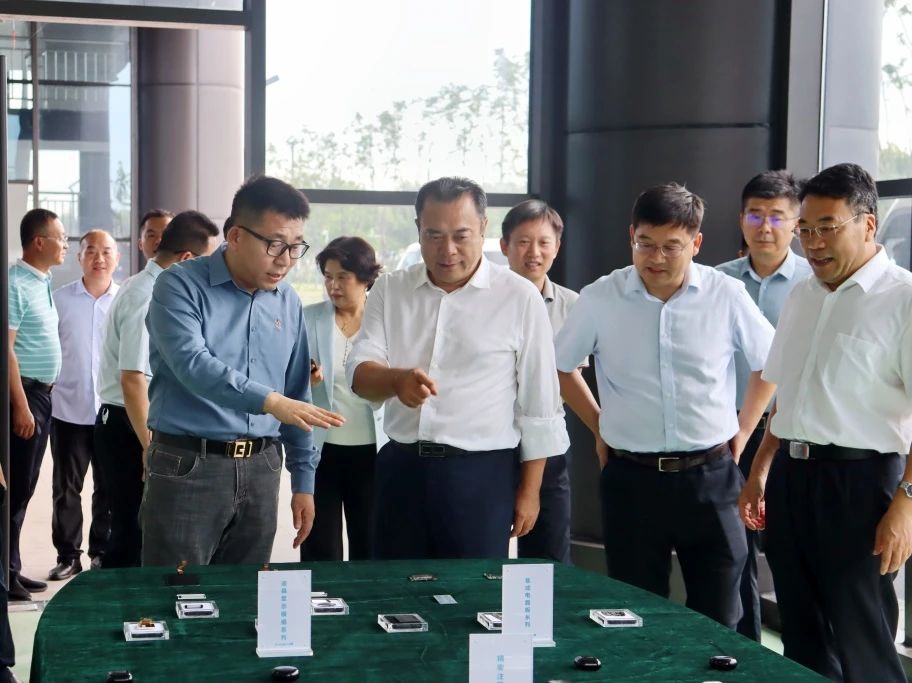 河南省科技廳廳長張銳蒞臨以晴集團(tuán)商丘集美數(shù)智產(chǎn)業(yè)園調(diào)研