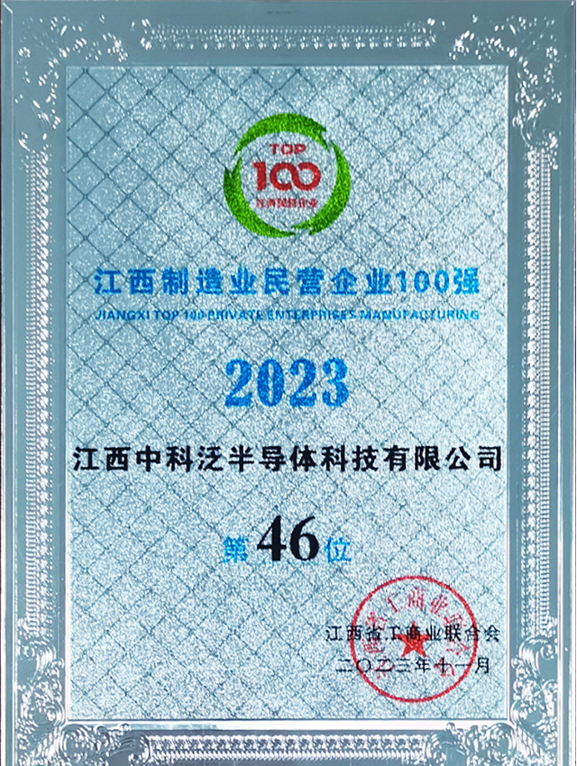 江西制造業民營企業100強